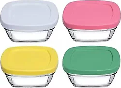 Paşabahçe Pudding 96840 4'lü 310 ml Cam Saklama Kabı