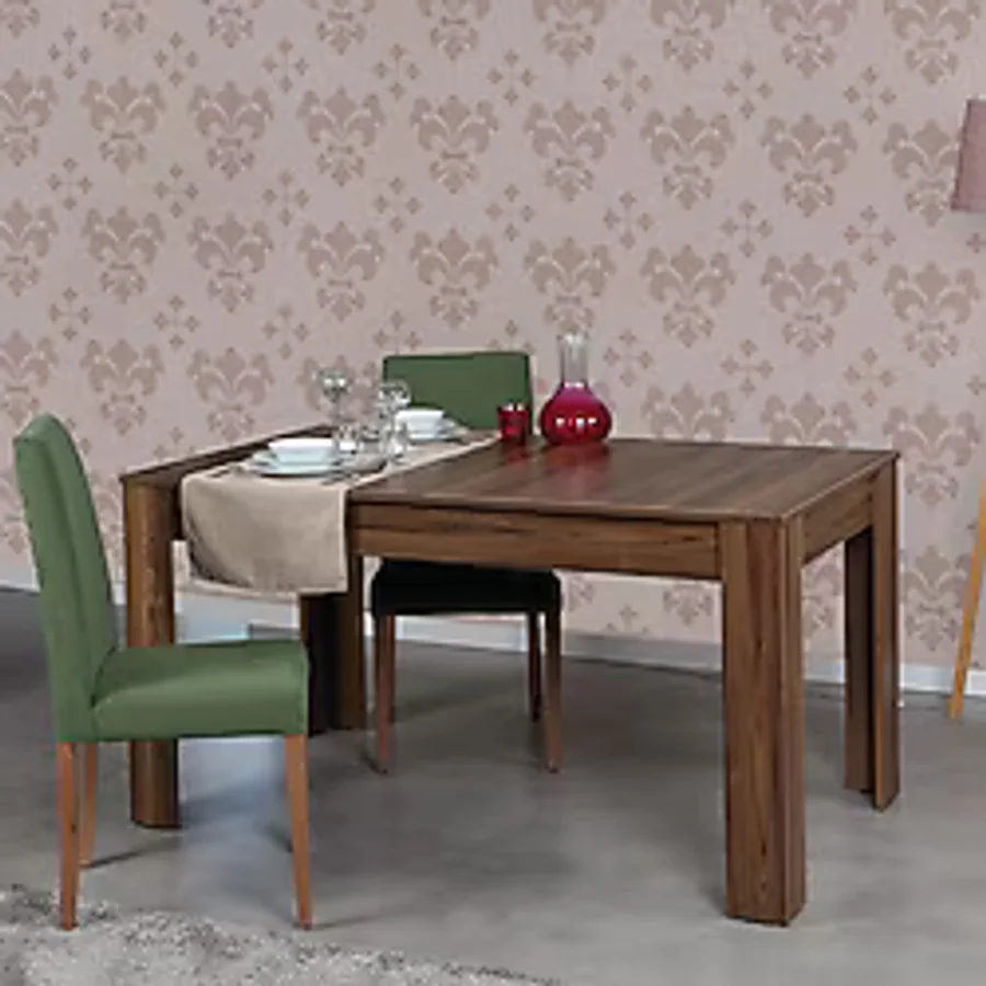 PASİFİC HOME Oblo Açılır Yemek Masası,Ceviz