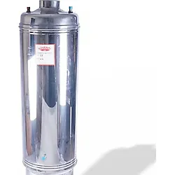 Paslanmaz Termosifon basınçlı Katı Yakıt Soba Boyu :110 cm üst kazanı, Banyo Sobası üst kazanı