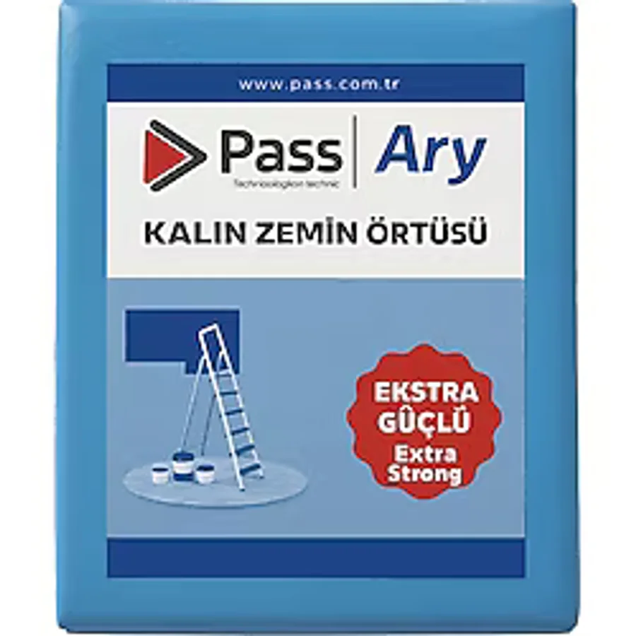 Pass Ary Ekstra Güçlü Kalın Zemin Boya Koruma Örtüsü 50 M2 (4 x 12,5 M)