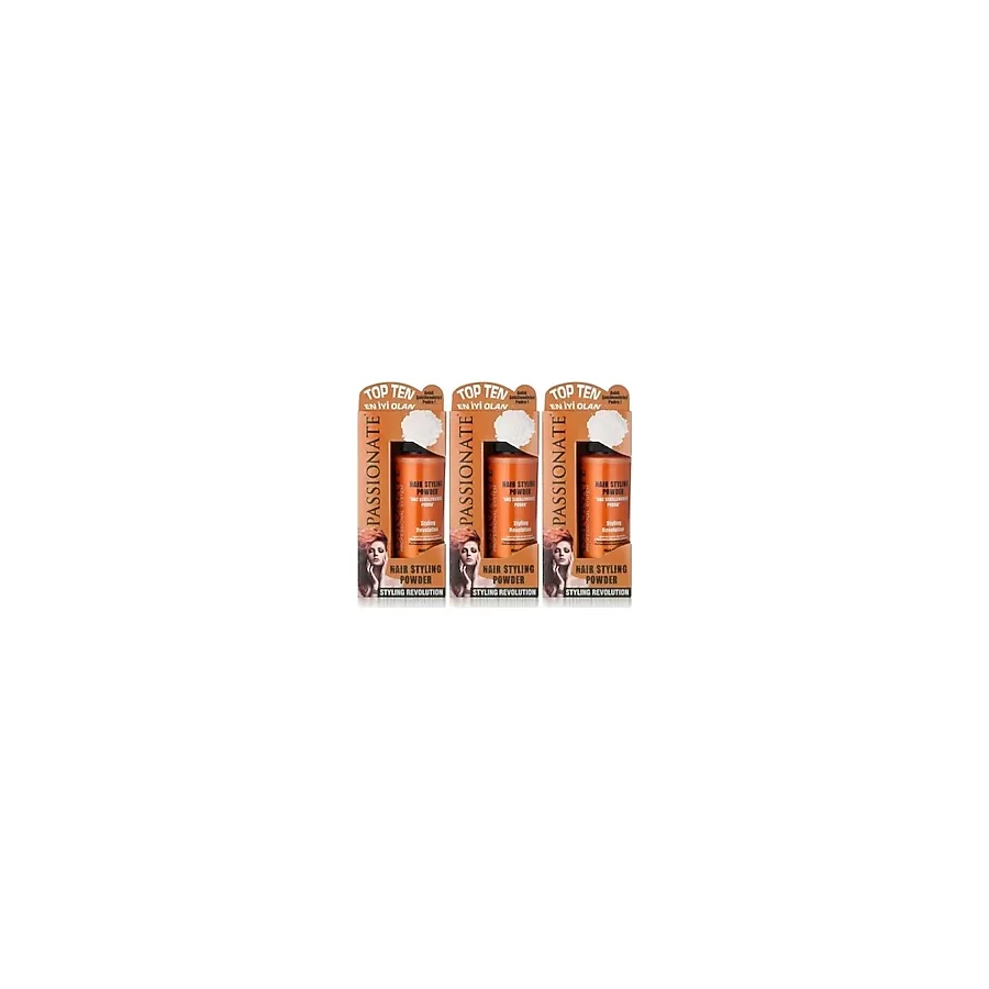 Passionate Hacim Veren Şekillendirici Saç Pudrası 20 gr x 3 Turuncu Güçlendirici Etkili Ürün