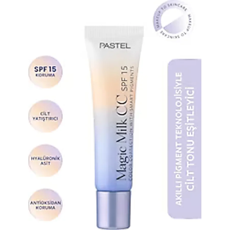 Pastel Magic Milk SPF 15 50 Light Medium 30 ml CC Krem