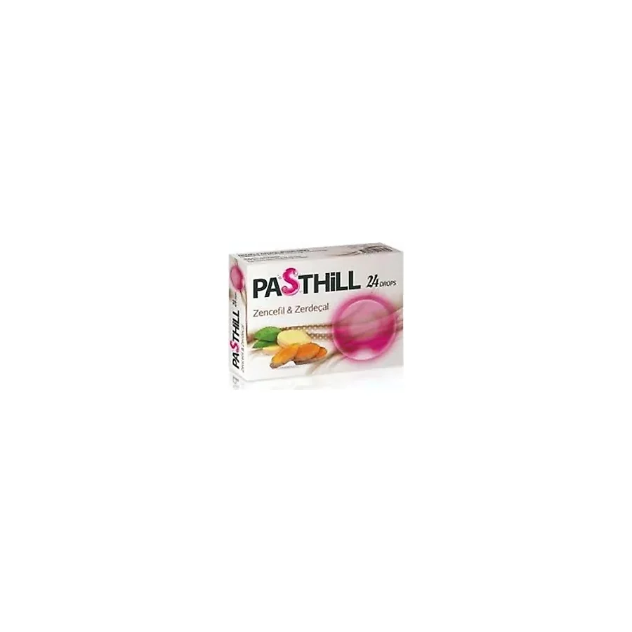 Pasthill Zencefil ve Zerdeçal Aromalı 24'lü Pastil
