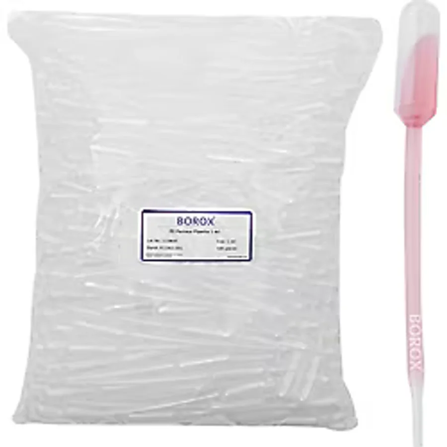 Pastör Pipet/Damlalık - Plastik - Dereceli 0.5 -1.0 Ml - 500 Adet
