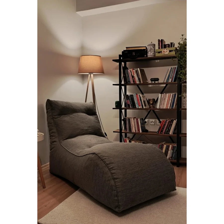 Patara Home Poffi Dinlendirici Tv Koltuğu & Oyun Koltuğu & Playstation Koltuğu - Koyu Gri