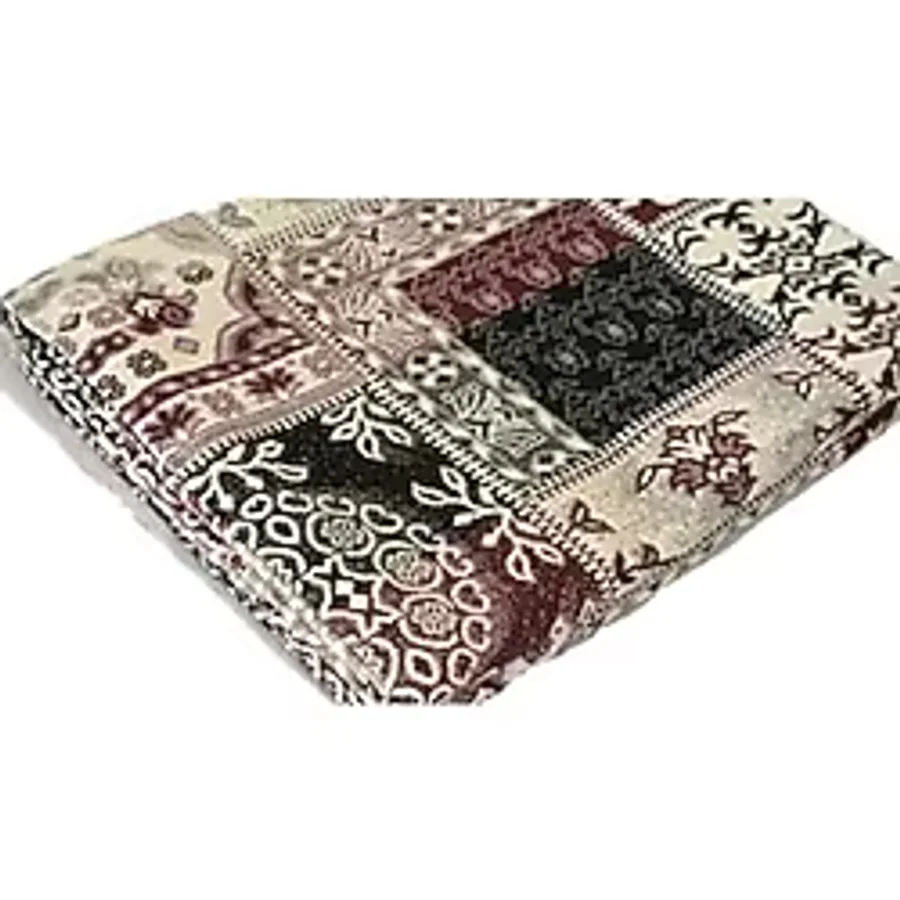 Patchwork Biyeli Çok Amaçlı 9 Metrekare Halı Örtüsü, Savan