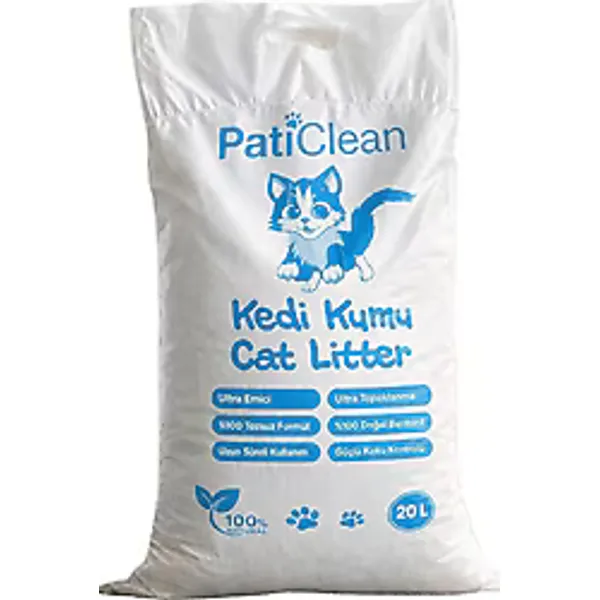 Pati Clean Marsilya Sabunu Kokulu 20 lt Bentonit Kedi Kumu