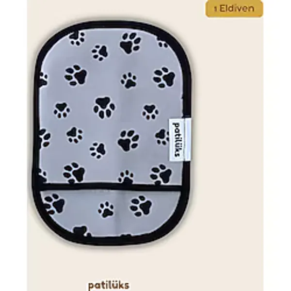 patilüks Kedi Köpek Tüy Toplayıcı Eldiven - Kıyafet, Koltuk, Halı İçin Yıkanabilir Temizleme Eldiveni