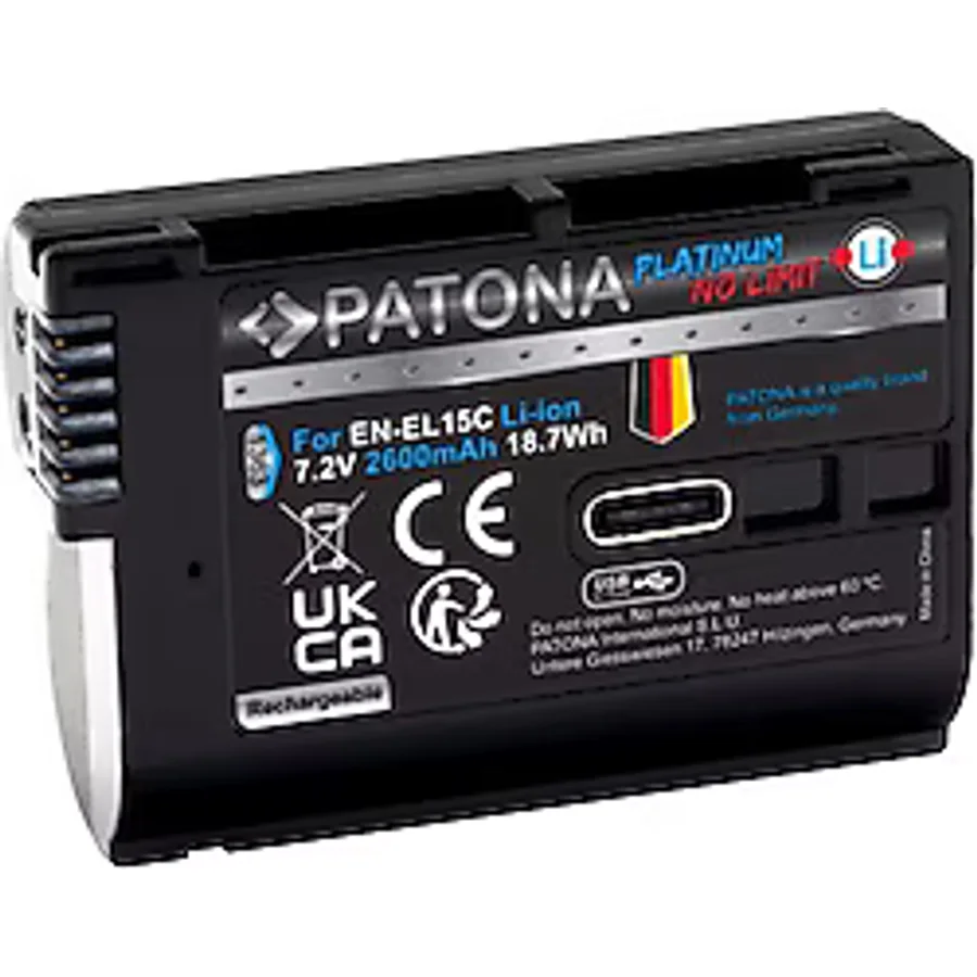 Patona 1363 Platinum Nikon EN-EL15C Fotoğraf Makinesi Bataryası
