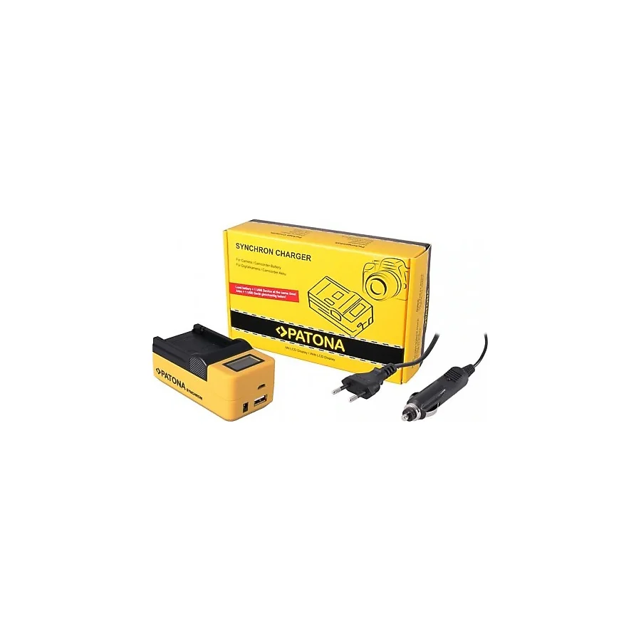 Patona 4525 Synchron Sony NP-FM50 NP-F970 için USB Şarj Cihazı