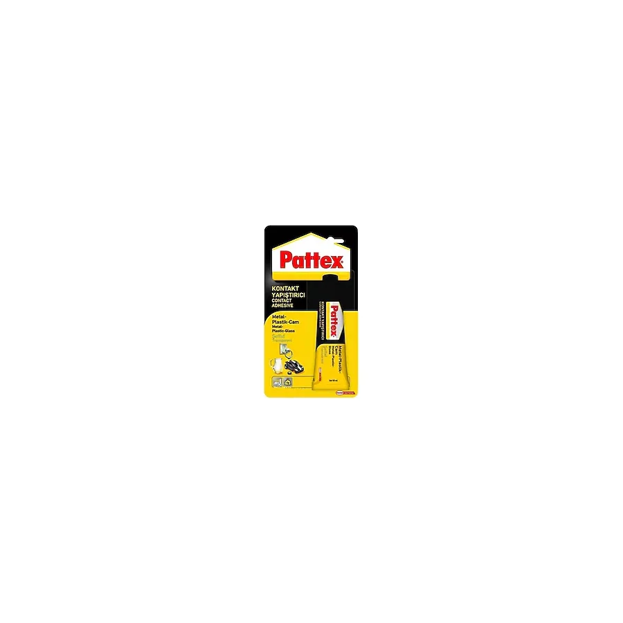 Pattex Contact Metal Plastik Cam Yapıştırıcı Şeffaf 50 g