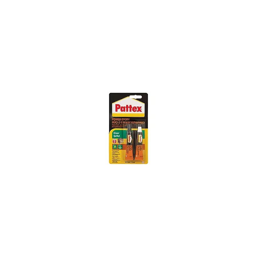 Pattex Epoksi Yapıştırıcı Şeffaf 2x11 ml