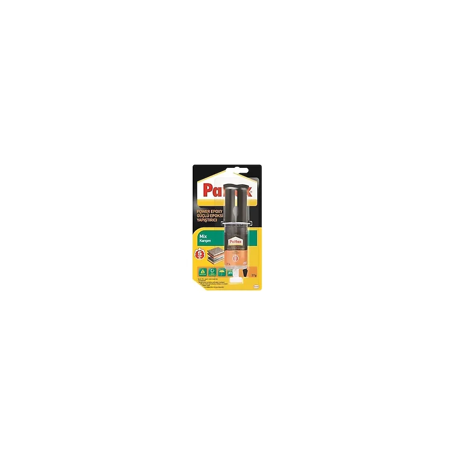 Pattex Power Epoxy Mix Karışım 27 gr Güçlü Yapıştırıcı