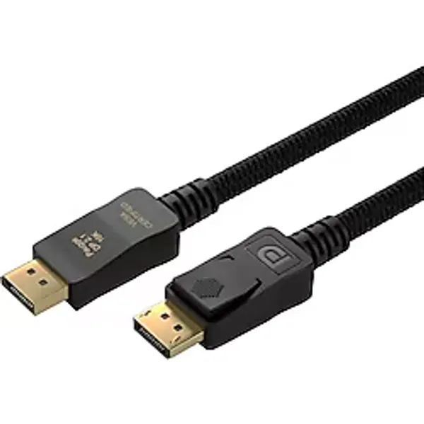 Paugge VESA Sertifikalı Displayport 2.1 Kablo - 16K 60HZ, 8K 120Hz, 8K 60Hz, 4K 240Hz (2 Metre)