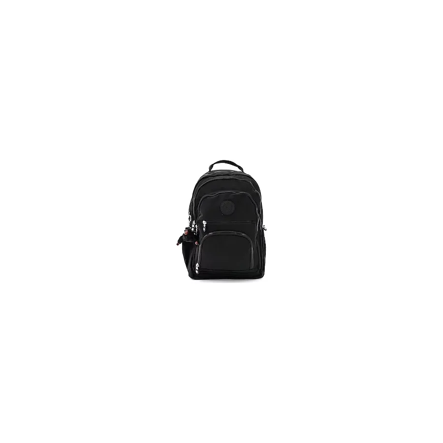 Paul Brand Unisex Suya Dayanıklı Renkli Krinkıl Kumaş Çok Gözlü Orta Boy Laptop Okul ve Sırt Çantası PS3013 - Tek Ebat - Siyah