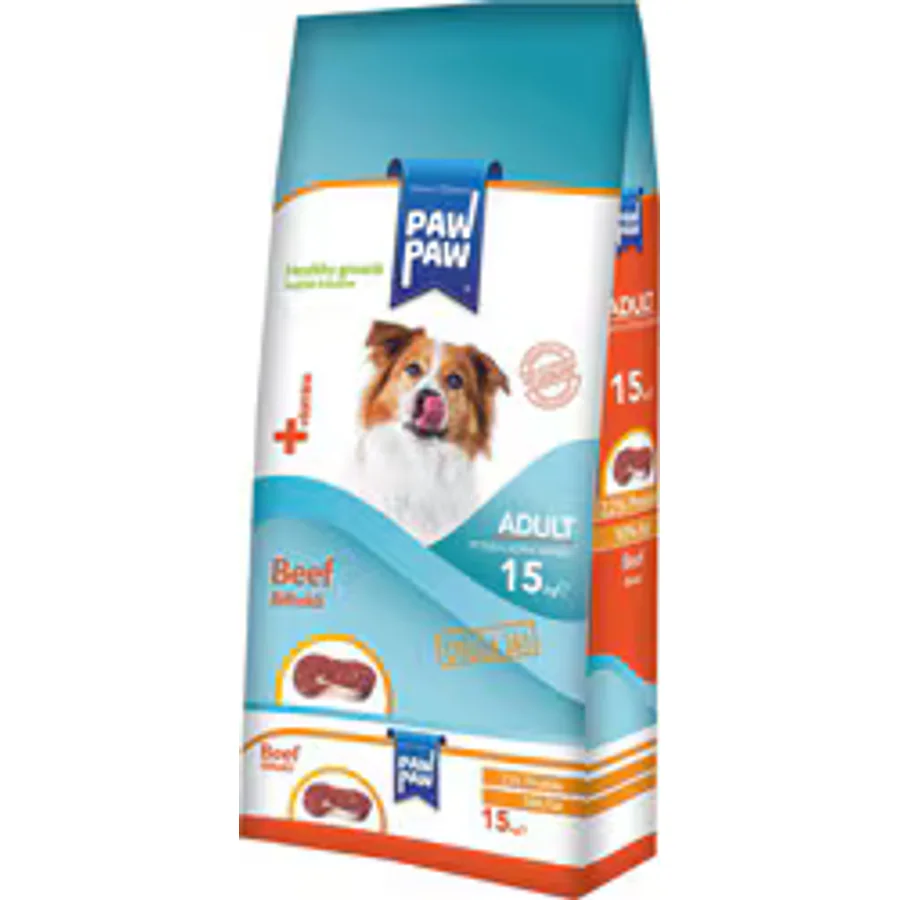 Paw Paw Biftekli 15 kg Yetişkin Köpek Maması
