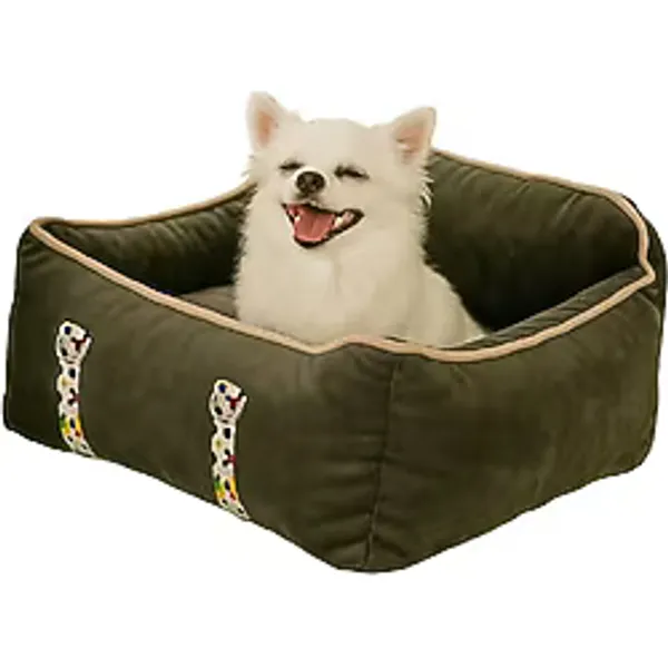 Pawgo, Premium Taşınabilir Kedi Ve Köpek Araba Koltuğu, Tasma Klipsli, Ayarlanabilir Kayışlı (Antrasit, 50X62x22)