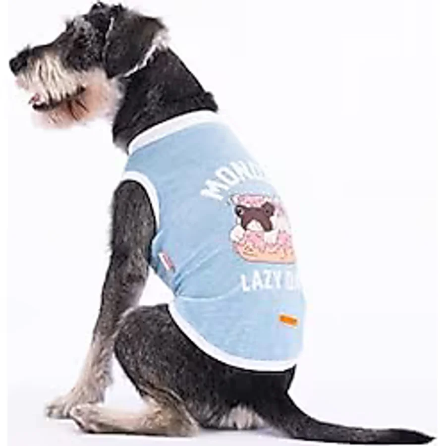 Pawstar Buz Mavi Lazy Kedi Köpek Tişörtü - Kedi Köpek Kıyafeti
