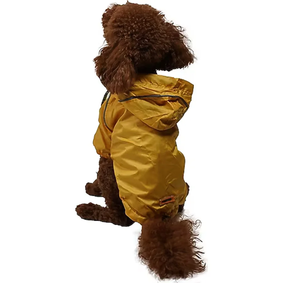 Pawstar Pluvia İçi Polar Küçük Irk Köpek Yağmurluğu Sarı