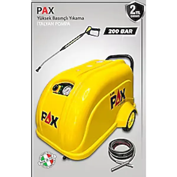Pax 200 Bar Yuksek Basincli Oto Yikama Makinasi Italyan Pompa Trifaze