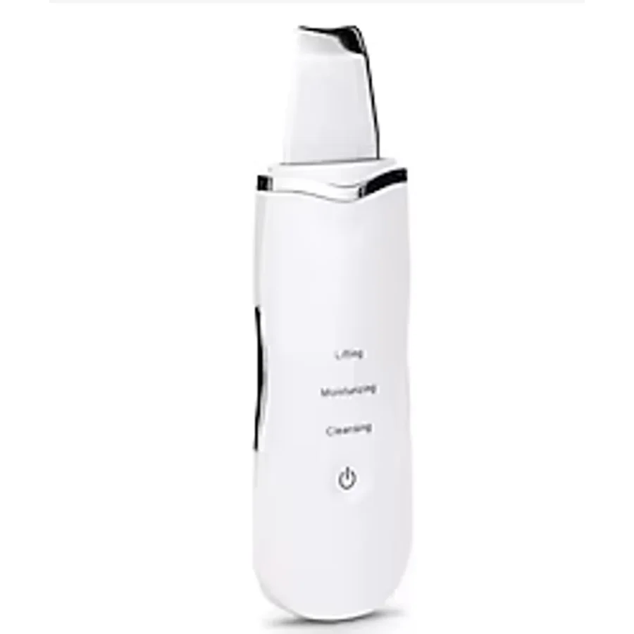 Pazariz Scrubber Ultrasonic Siyah Nokta Sivilce Giderici Spatula Şarjlı Cilt Temizleyici