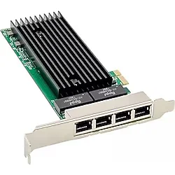 PCı e x1 4 port Gigabit ethernet ağ kartı 10/100/1000