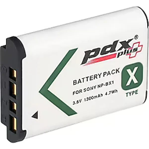 PDX Plus,Sony ile uyumlu NP-BX1 Fotoğraf Makinesi Bataryası.