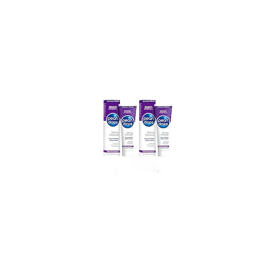 Pearl Drops Strong Polished - Leke Çıkarıcı Beyazlatıcı Diş Macunu, Güçlü Parlatıcı Etki, Diş Minesini Koruma (2 ADET- 75 ml)