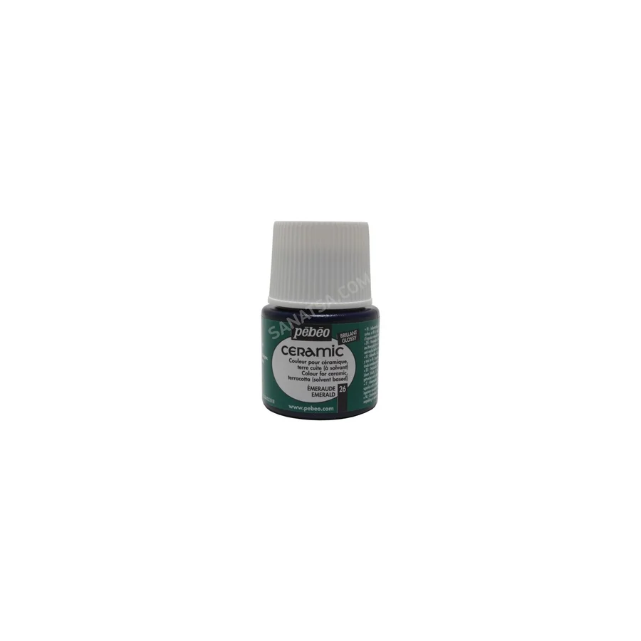 Pebeo Ceramic Seramik Boyasi 26 Emerald