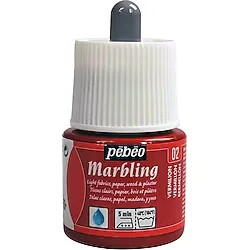 Pebeo Marbling Ebru Boyası 45ML 02 Vermillion