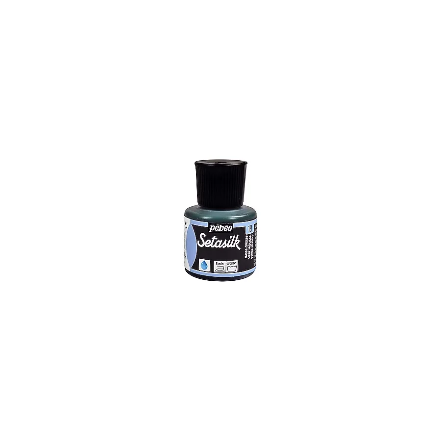 Pebeo Setasilk Ipek Boya 45 ml Şişe 19 Yosun Yeşili