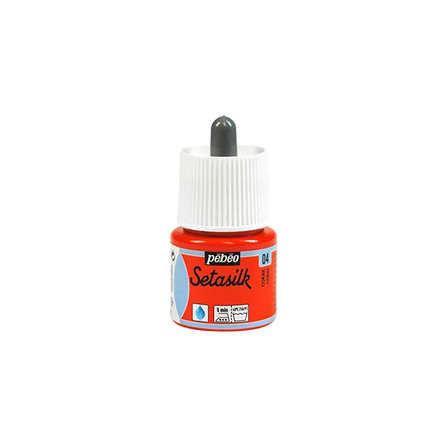 PEBEO Setasilk İpek Boya 45ml Şişe - 04 Coral