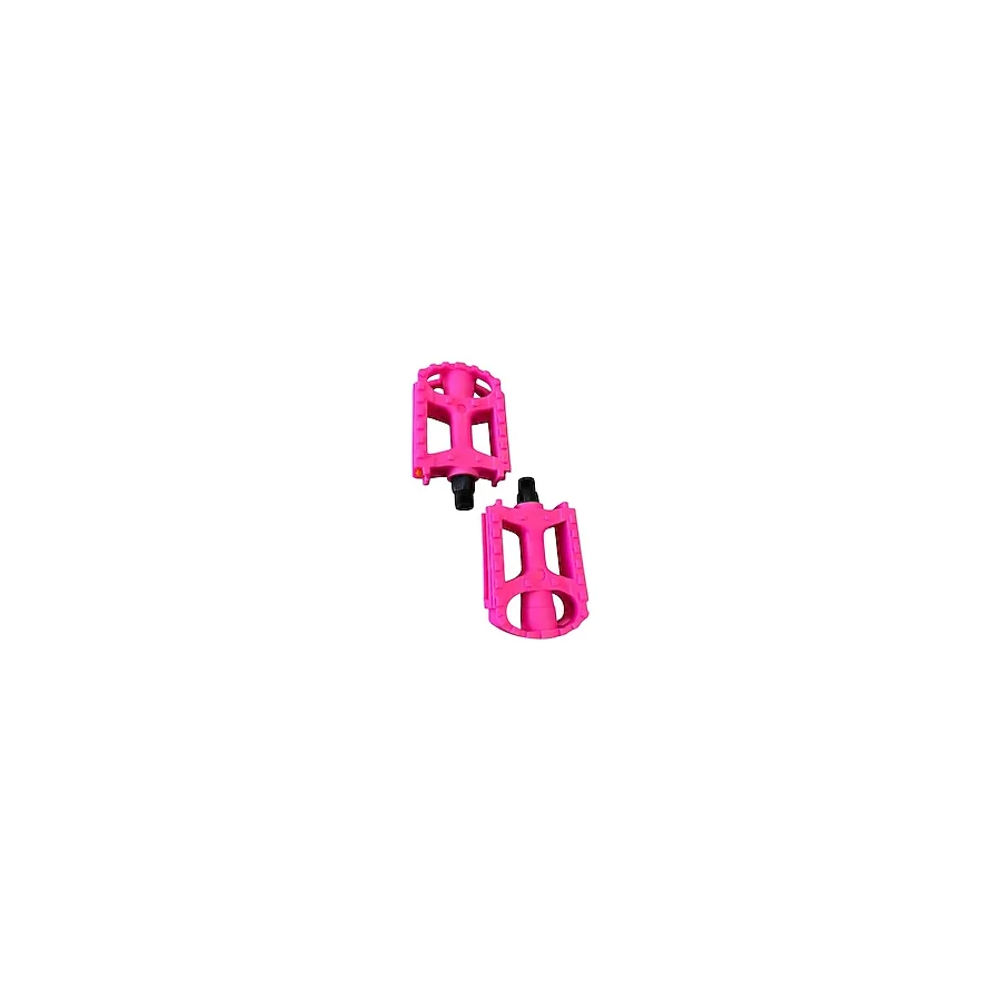 Pedal Mx-P620 Bmx Reflektörlü Bisiklet Pedalı Pembe Plastik Dış Yüzey Pedal Çocuk Bisiklet Pedal
