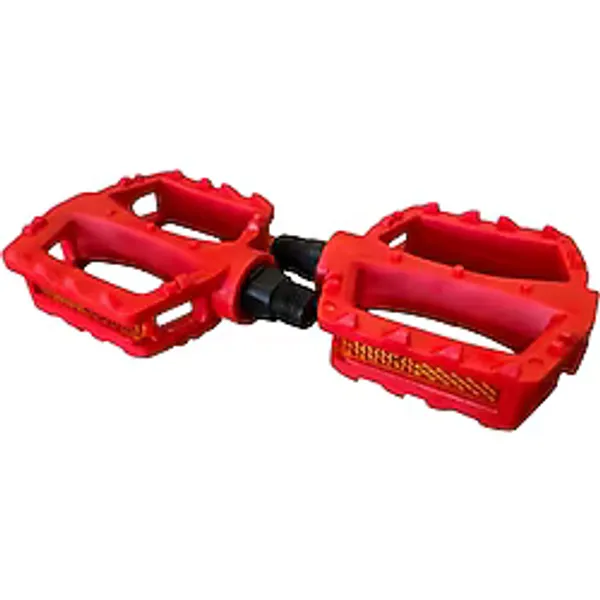 Pedal Mx-P620 Bmx Reflektörlü Bisiklet Pedalı Plastik Dış Yüzey Kırmızı Çocuk Bisiklet Pedal