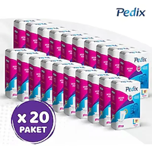 Pedix Mesane Pedi Büyük Boy Large (L) 10x20 200 Adet