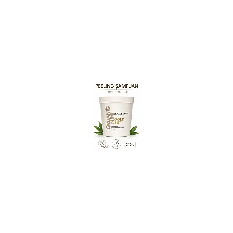Peeling Şampuan Hindistan Cevizi & Deniz Tuzu, Arındırıcı Şampuan ve Saç Peelingi, 310 G