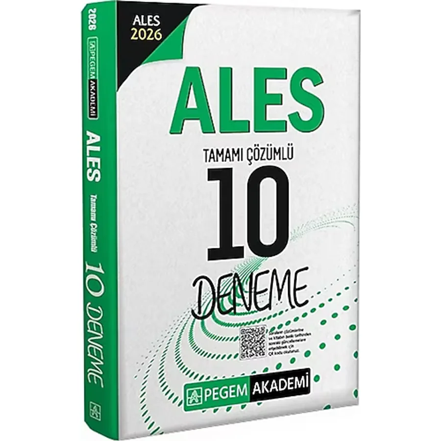 Pegem 2026 Ales 10 Deneme Çözümlü Pegem Akademi Yayınları