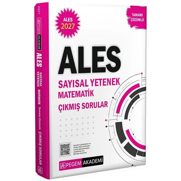 Pegem 2027 Ales Sayısal Yetenek Matematik Çıkmış Sorular Çözümlü Pegem Akademi Yayınları