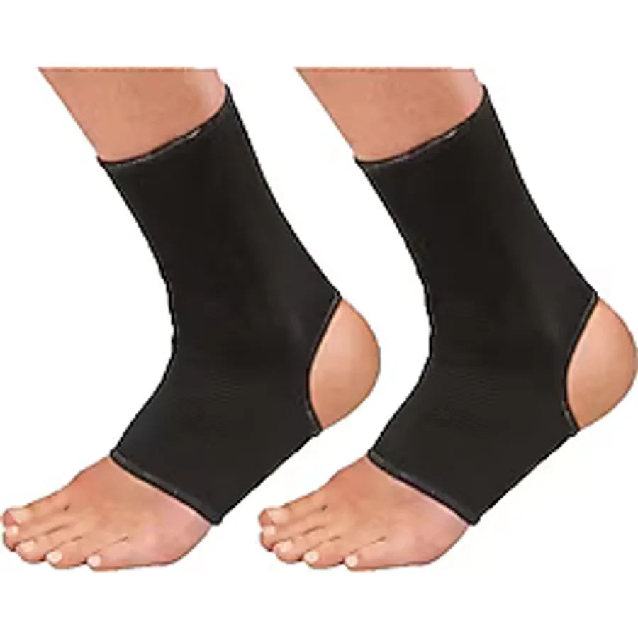 pekial CKSpor Kickboks Çorabı Boks Muay Thai Çorabı Ayak Bilek KoruyucuAyak Bandajı Siyah L