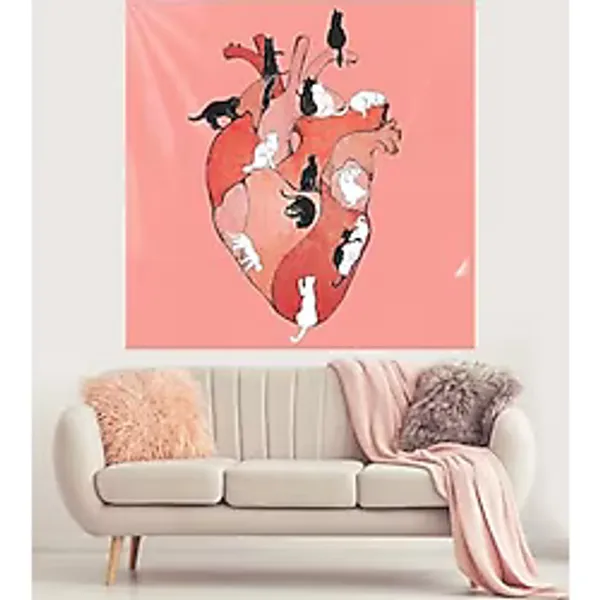 Pelangi Kumaş Duvar Örtüsü Duvar Halısı WLL107, 35 x 50