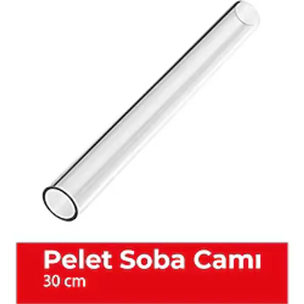 Pelet Soba Camı 30 Cm