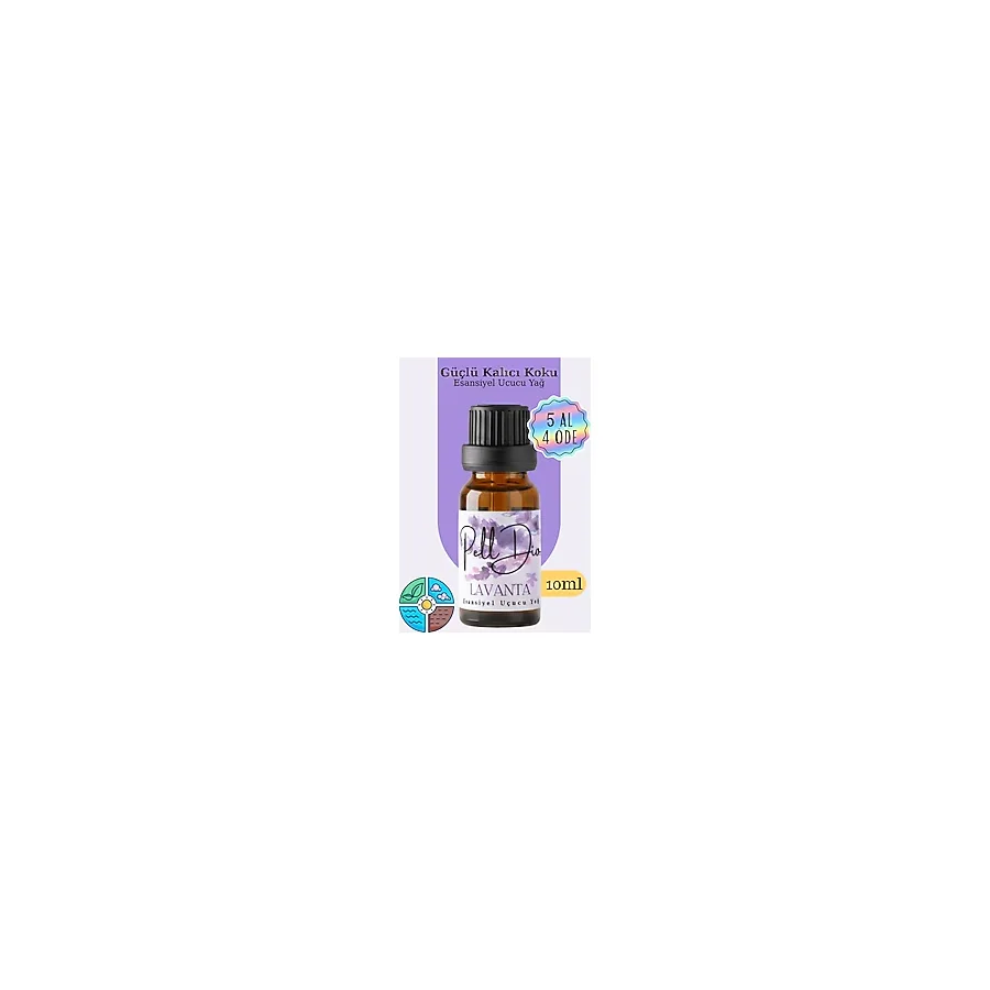 PellDio Home Lavanta Esansiyel Uçucu Yağ, Buhurdanlık Yağı, Difüzör Esansı, Oda Kokusu 10ml