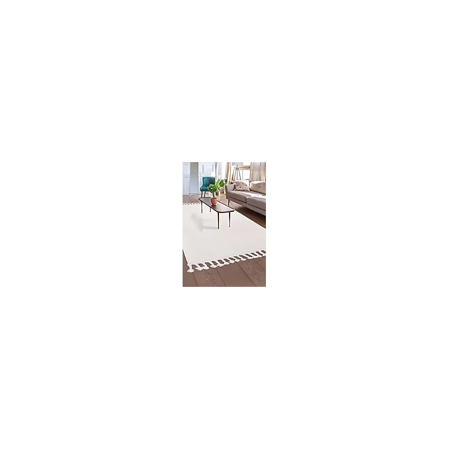 Peluş Halı Açık Vizon Cool Saçaklı Post Kesme Yolluk Kilim Salon Halısı Modelleri Çok Renkli