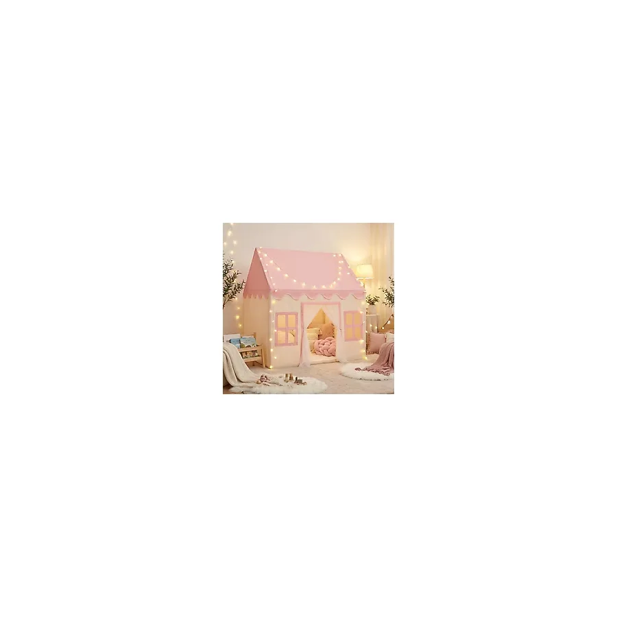 Pembe Oyun Çadırı Masal Evi Çocuk Oyun Evi Pembe Rüya Evi Renkli Oyun Çadırı Oyun Alanı