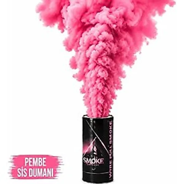 Pembe Renk Sis Bombası Pembe Duman 1 Adet