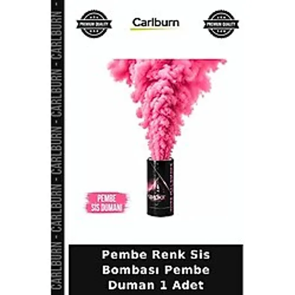 Pembe Renk Sis Bombası Pembe Duman 1 Adet Eğlence Ürünü Parti Süsü Etkinlik Malzemesi