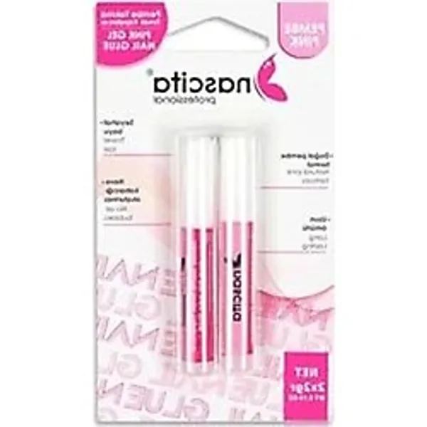 Pembe Takma Tırnak Yapıştırıcısı 2'Li Set