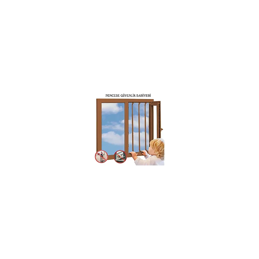 Pencere Güvenlik Kilidi - Pencere Bariyeri - Çocuk Güvenliği