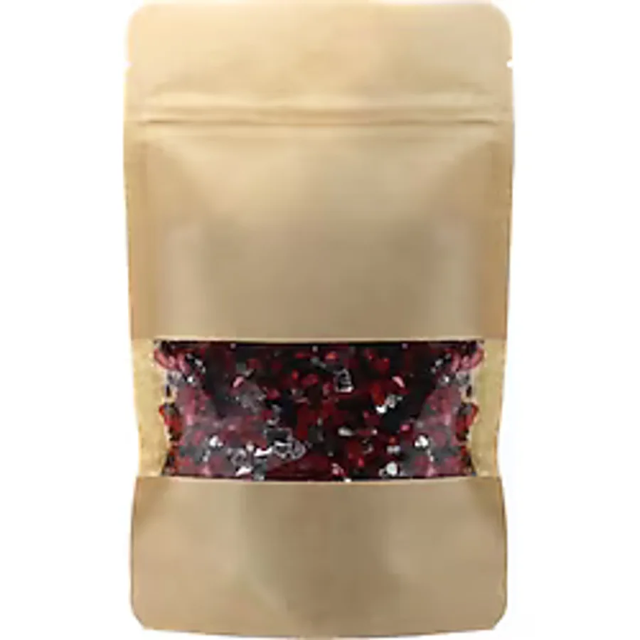 Pencereli Kraft Doypack 11x18,5 cm - 100 Adet