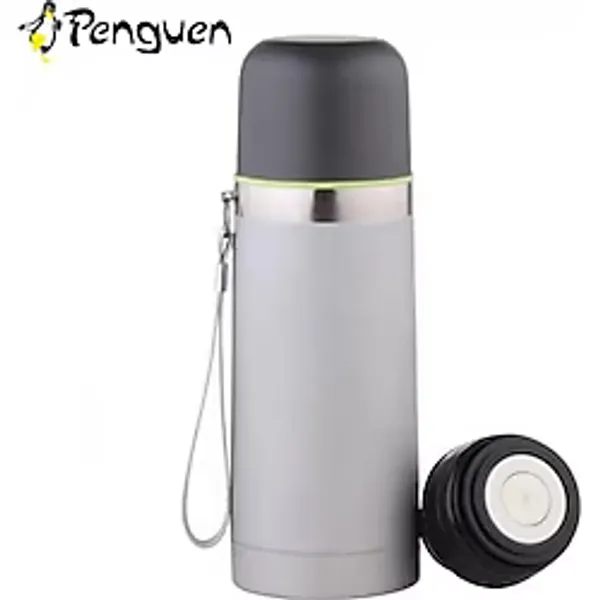 Penguen 1030G Bebek Mama Termos Çift Katlı 350 Ml Çelik Seyehat Okul Termosu Matara